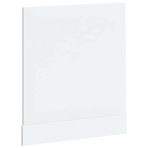 Pannello Lavastoviglie Lucca Bianco Lucido in Legno Multistrato