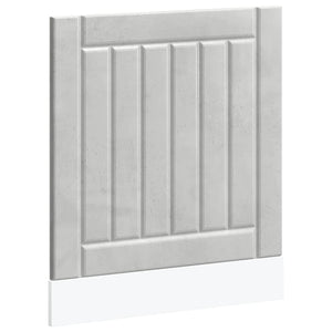 Pannello Lavastoviglie Lucca Grigio Cemento Legno Multistrato 853901