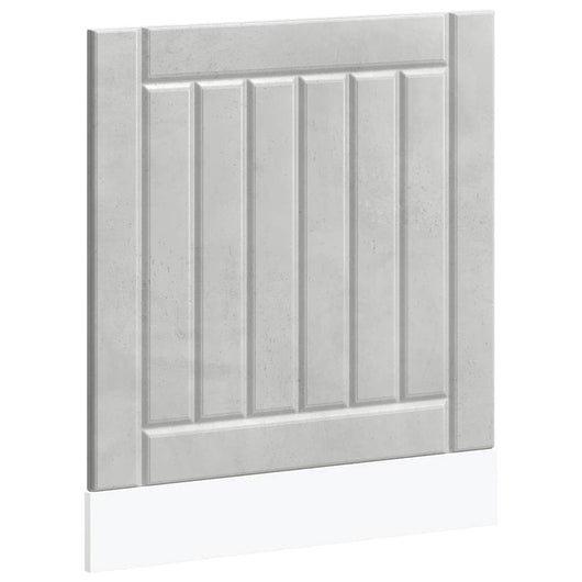 Pannello Lavastoviglie Lucca Grigio Cemento Legno Multistrato