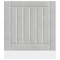 Pannello Lavastoviglie Lucca Grigio Cemento Legno Multistrato 853901