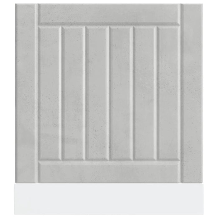 Pannello Lavastoviglie Lucca Grigio Cemento Legno Multistrato 853901