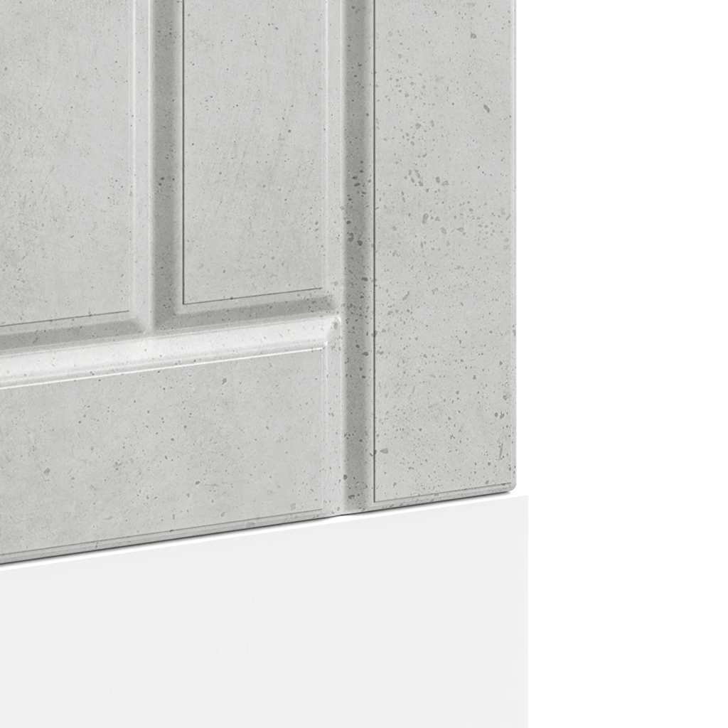 Pannello Lavastoviglie Lucca Grigio Cemento Legno Multistrato 853901