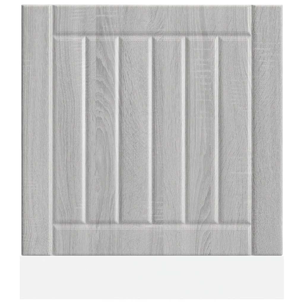 Pannello Lavastoviglie Lucca Grigio Sonoma in Legno Multistrato 853903