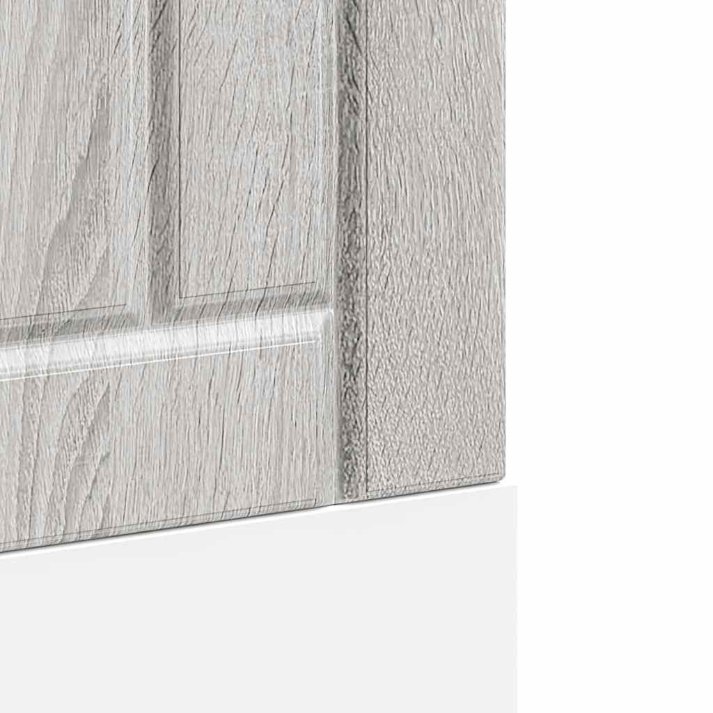 Pannello Lavastoviglie Lucca Grigio Sonoma in Legno Multistrato 853903