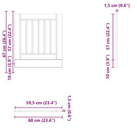 Pannello Lavastoviglie Lucca Grigio Sonoma in Legno Multistrato 853903