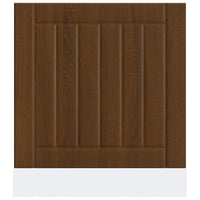 Pannello Lavastoviglie Lucca Rovere Marrone Legno Multistrato 853904