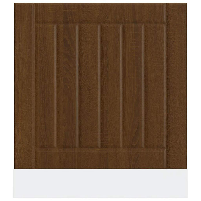 Pannello Lavastoviglie Lucca Rovere Marrone Legno Multistrato 853904