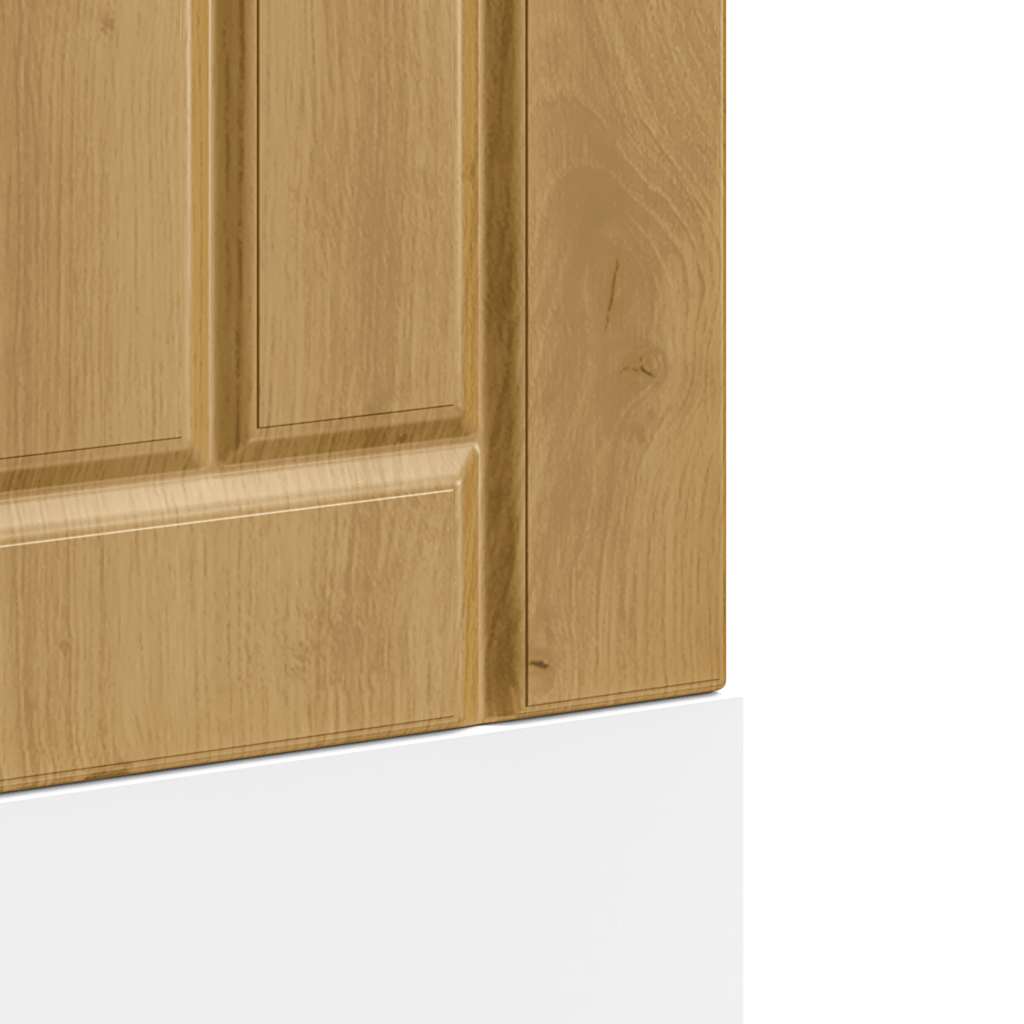 vidaXL Pannello Lavastoviglie Rovere Artigianale Legno Multistrato