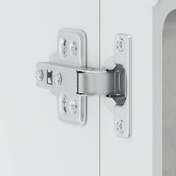 vidaXL Pensile da Cucina con Porta in Vetro Lucca Grigio Cemento