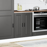 vidaXL Base da Cucina Porto Nero in Legno Multistrato