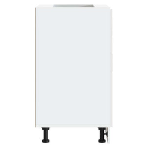 vidaXL Base da Cucina Porto Bianco Lucido in Legno Multistrato