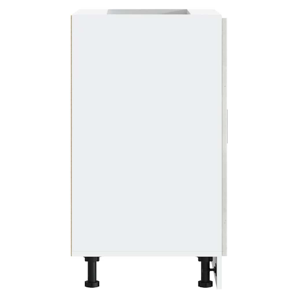 Base da Cucina Porto Grigio Cemento in Legno Multistrato