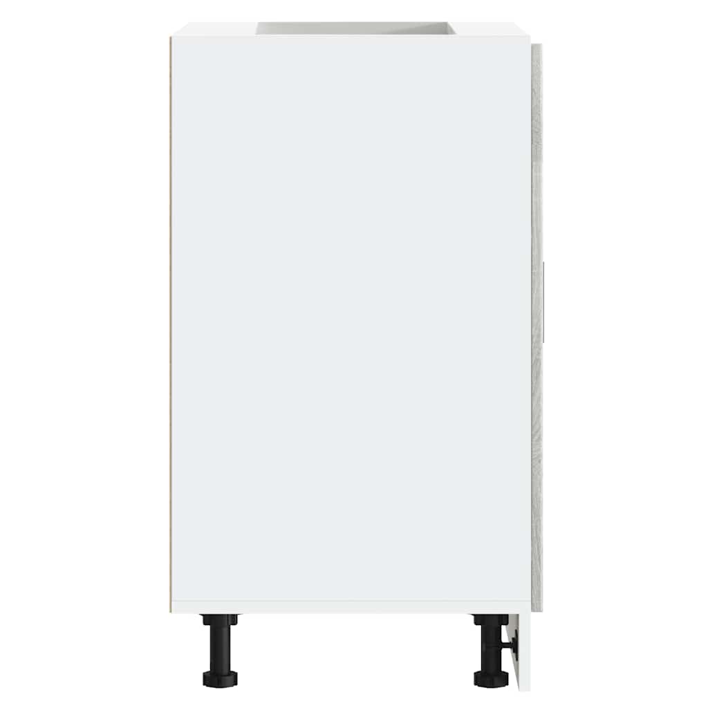 Base da Cucina-Mobile Base da Cucina Porto Grigio Sonoma in Legno Multistrato 771358