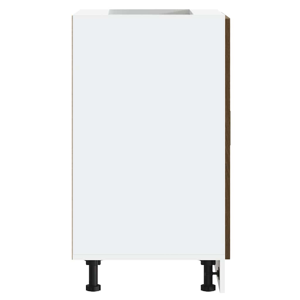 Base da Cucina Porto Rovere Marrone in Legno Multistrato 853924