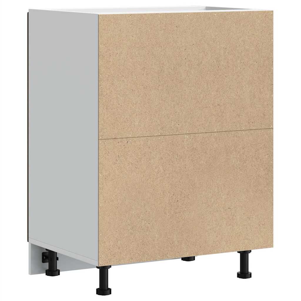 vidaXL Base da Cucina Porto Rovere Marrone in Legno Multistrato