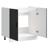 Mobile base lavello Porto Nero 80x46x81,5cm Legno Multistrato