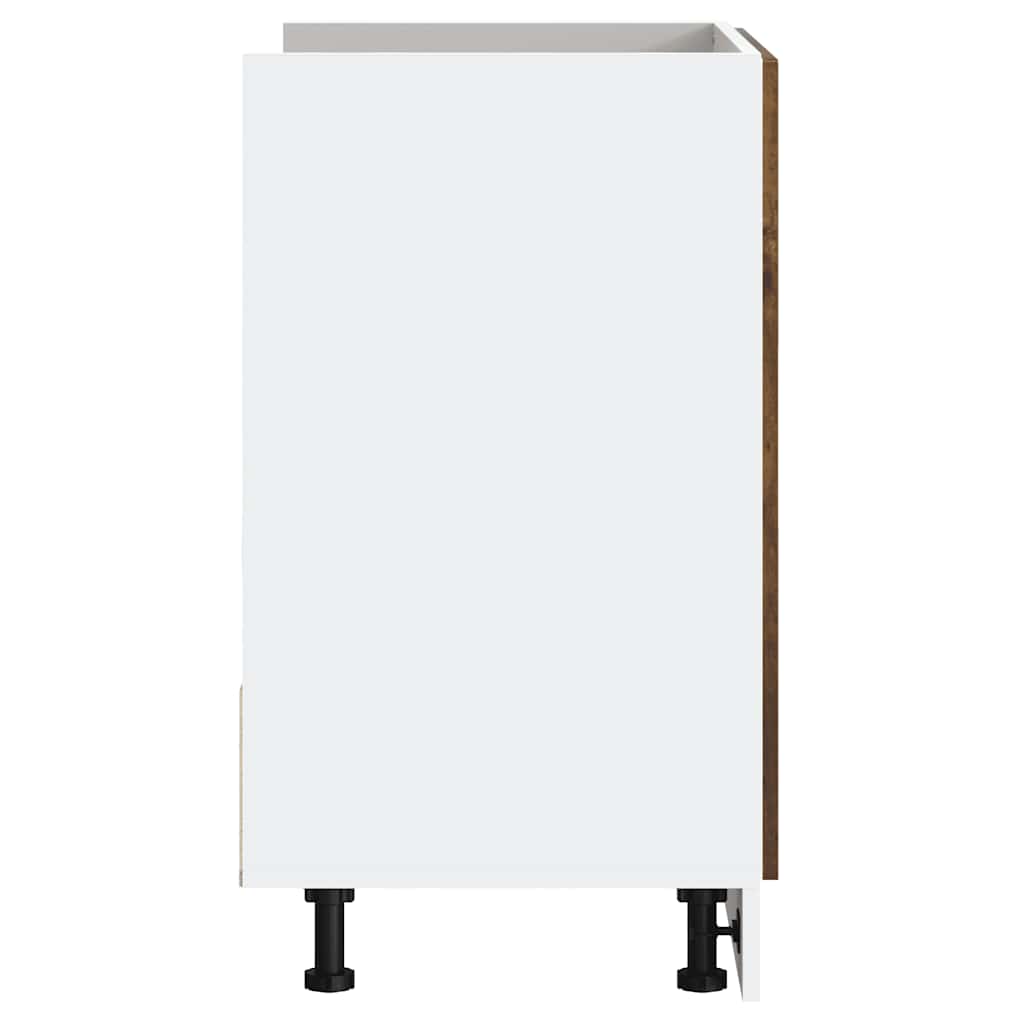 vidaXL Mobile base lavello Porto Rovere Fumo 80x46x81,5 cm Truciolato