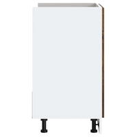 vidaXL Mobile base lavello Porto Rovere Fumo 80x46x81,5 cm Truciolato