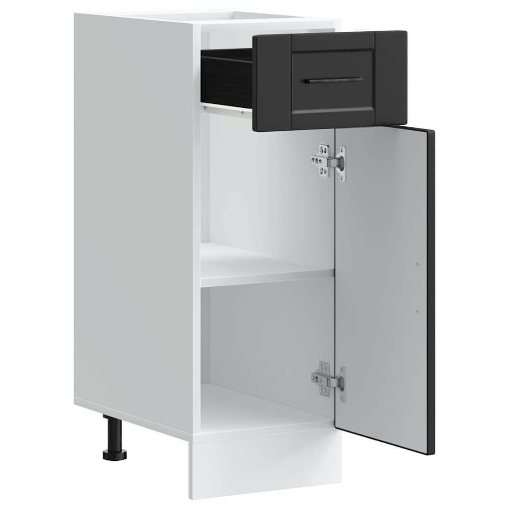 vidaXL Base da Cucina Porto Nero in Legno Multistrato