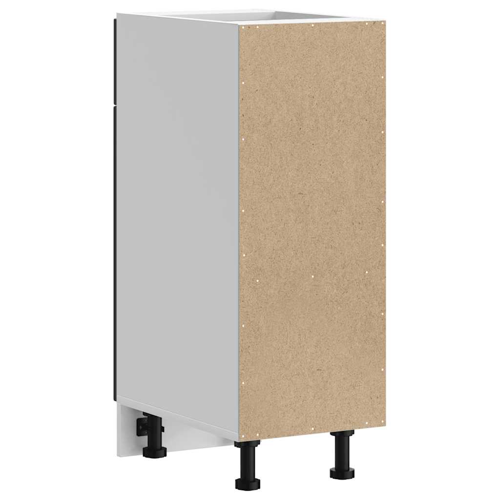 vidaXL Base da Cucina Porto Nero in Legno Multistrato