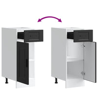 vidaXL Base da Cucina Porto Nero in Legno Multistrato