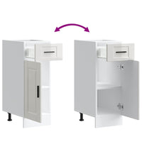 Base da Cucina Porto Bianco Lucido in Legno Multistrato 853939