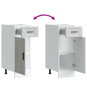 Base da Cucina-Mobile Base da Cucina Porto Grigio Cemento in Legno Multistrato 952349