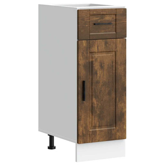 Base da Cucina-Mobile Base da Cucina Porto Rovere Fumo in Legno Multistrato 820506