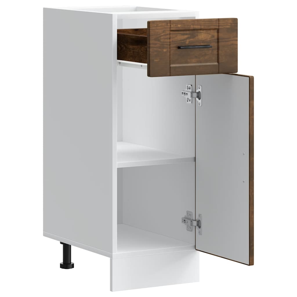 Base da Cucina Porto Rovere Fumo in Legno Multistrato 853942