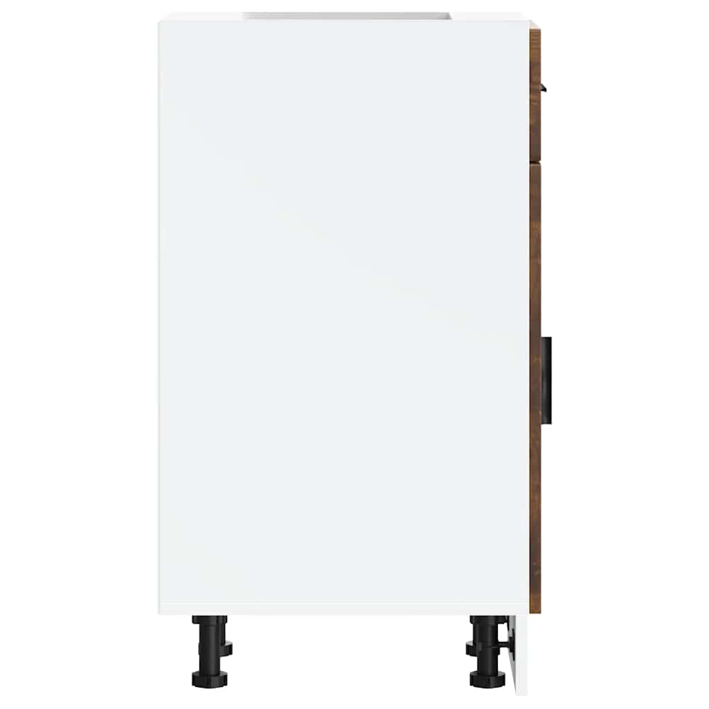 Base da Cucina Porto Rovere Fumo in Legno Multistrato 853942