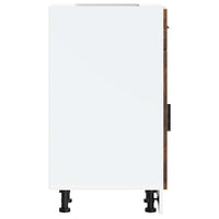 Base da Cucina Porto Rovere Fumo in Legno Multistrato 853942