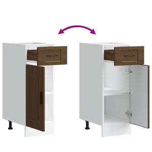 Base da Cucina Porto Rovere Marrone in Legno Multistrato 853944