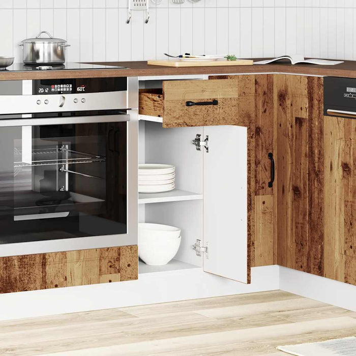 vidaXL Base da Cucina Porto Legno Antico in Legno Multistrato