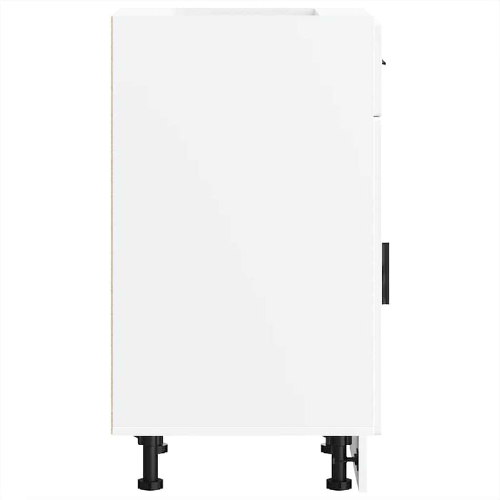 vidaXL Base da Cucina Porto Bianco in Legno Multistrato