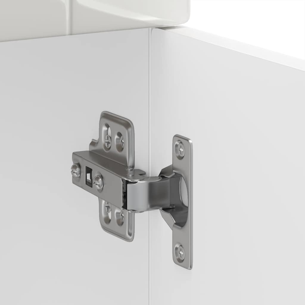 Base da Cucina Porto Bianco Lucido in Legno Multistrato 853949