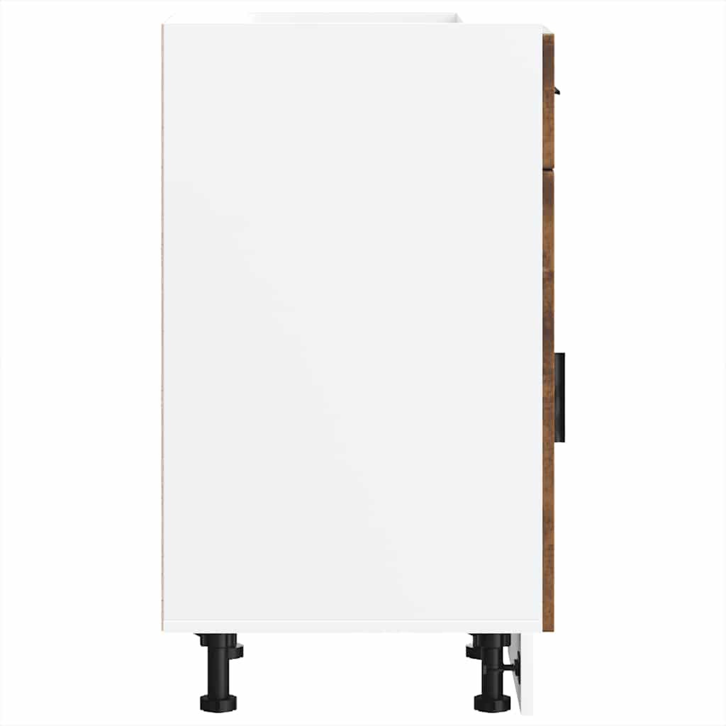 Base da Cucina Porto Rovere Fumo in Legno Multistrato 853952