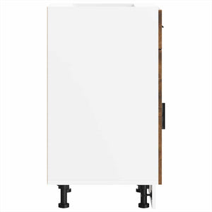 vidaXL Base da Cucina Porto Rovere Fumo in Legno Multistrato