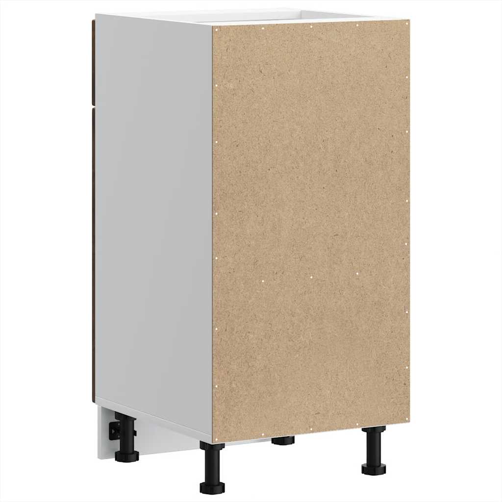 vidaXL Base da Cucina Porto Rovere Fumo in Legno Multistrato