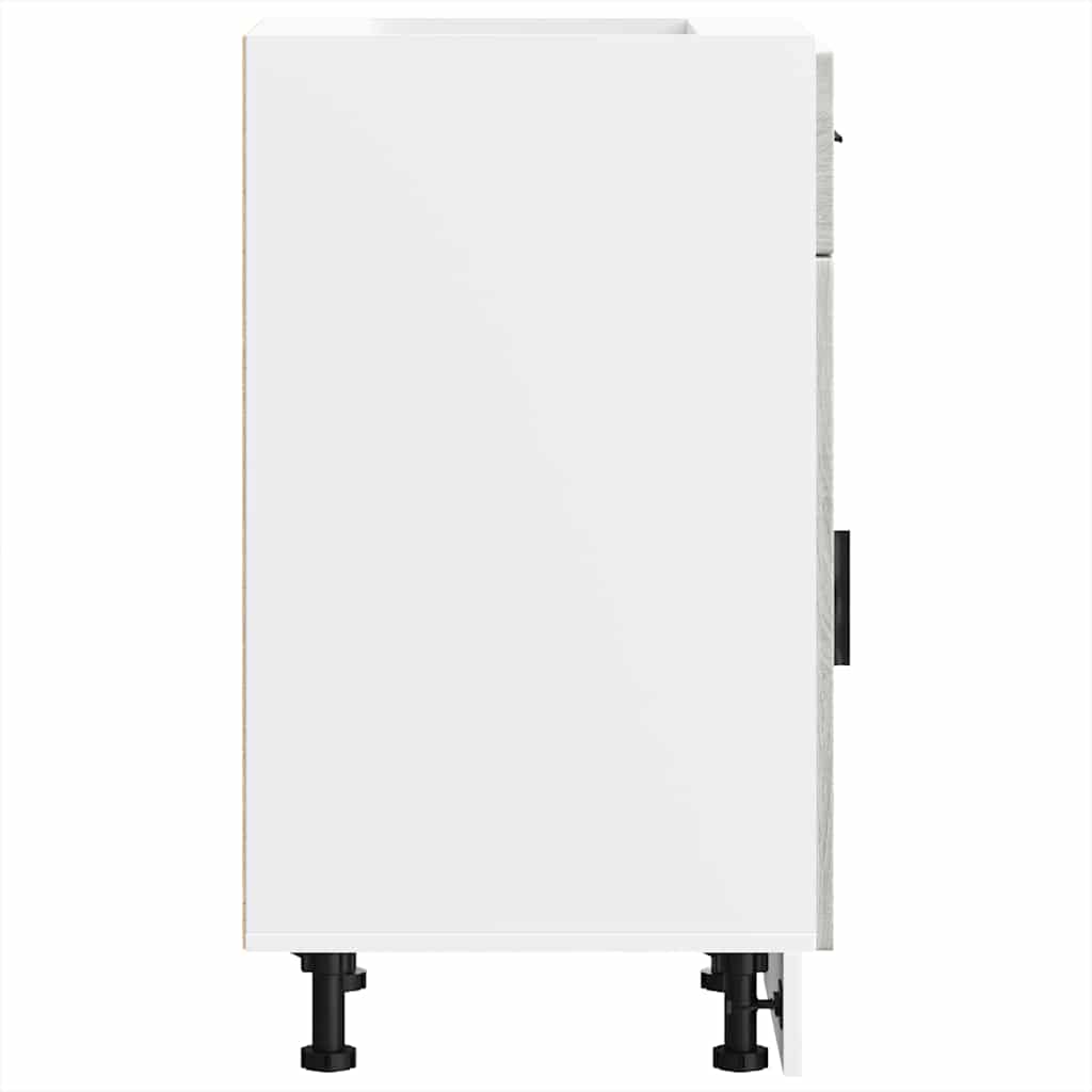 vidaXL Base da Cucina Porto Grigio Sonoma in Legno Multistrato