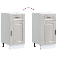 vidaXL Base da Cucina Porto Grigio Sonoma in Legno Multistrato