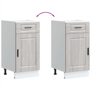 Base da Cucina Porto Grigio Sonoma in Legno Multistrato 853953