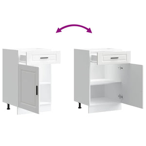 Base da Cucina-Mobile Base da Cucina Porto Bianco in Legno Multistrato 965210