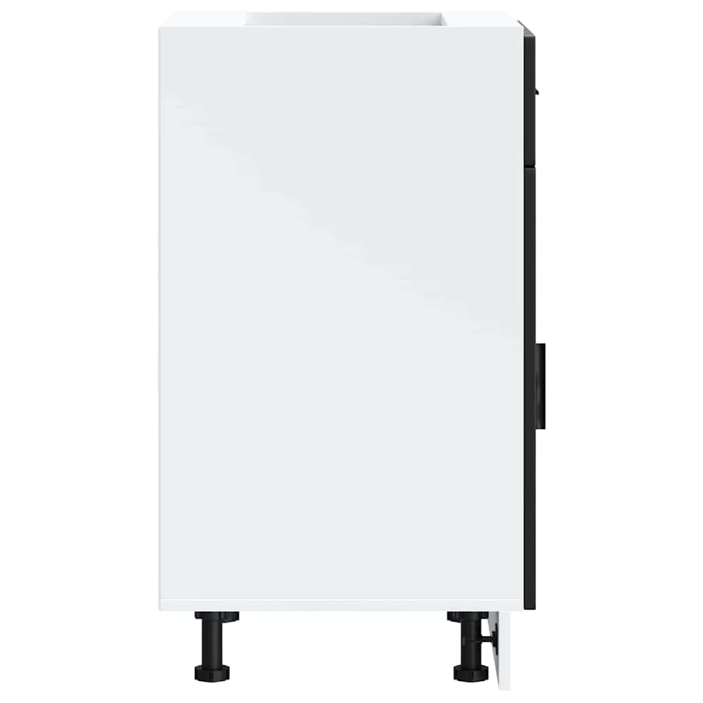 vidaXL Base da Cucina Porto Nero in Legno Multistrato