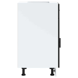 vidaXL Base da Cucina Porto Nero in Legno Multistrato