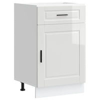 Base da Cucina Porto Bianco Lucido in Legno Multistrato 853959