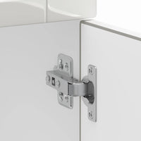 vidaXL Base da Cucina Porto Bianco Lucido in Legno Multistrato