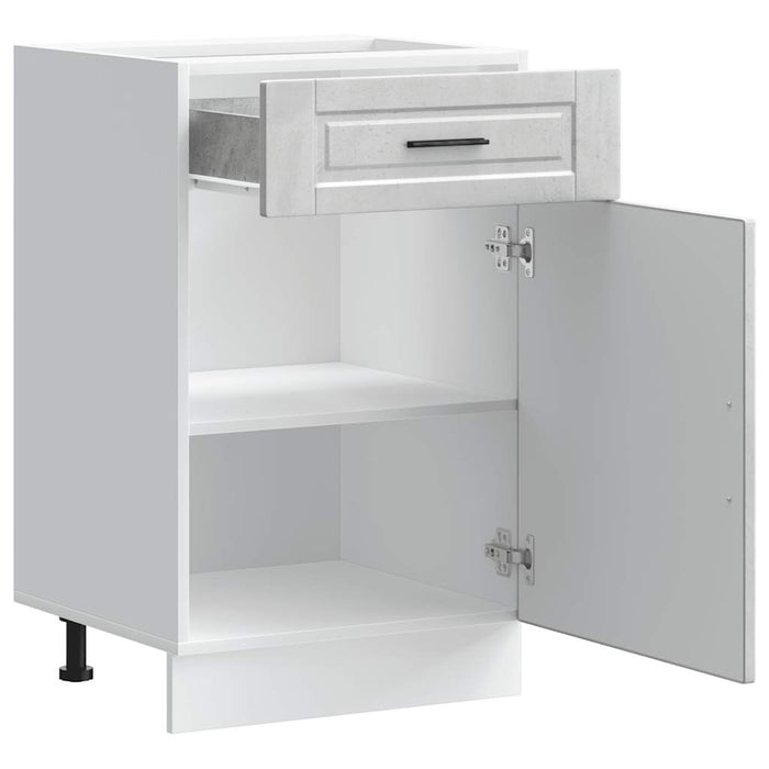 Base da Cucina Porto Grigio Cemento in Legno Multistrato 853961