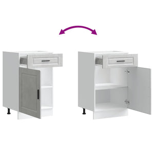 Base da Cucina Porto Grigio Cemento in Legno Multistrato 853961