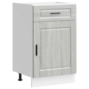 Base da Cucina-Mobile Base da Cucina Porto Grigio Sonoma in Legno Multistrato 682693