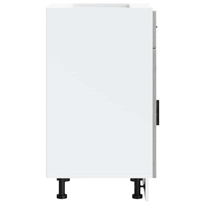 Base da Cucina Porto Grigio Sonoma in Legno Multistrato